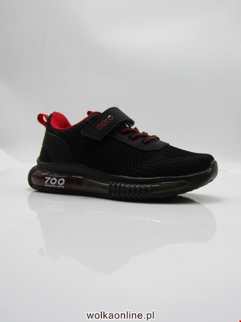 Buty Sportowe Dziecięce F872 BLACK/RED 26-31