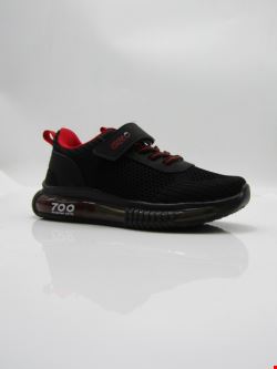 Buty Sportowe Dziecięce F872 BLACK/RED 26-31