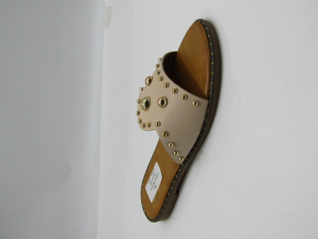 Klapki Damskie CD312 BEIGE 36-41