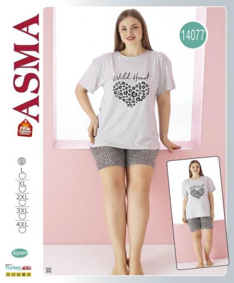 Piżama damskie 14077 1 kolor L-4XL (Towar Tureckie) 1