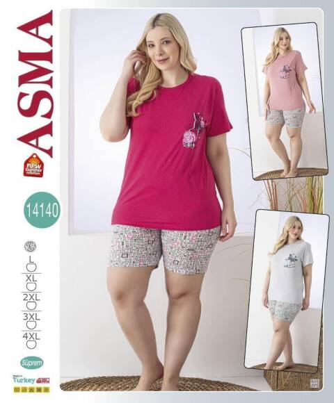 Piżama damskie 14140 1 kolor L-4XL (Towar Tureckie) 1