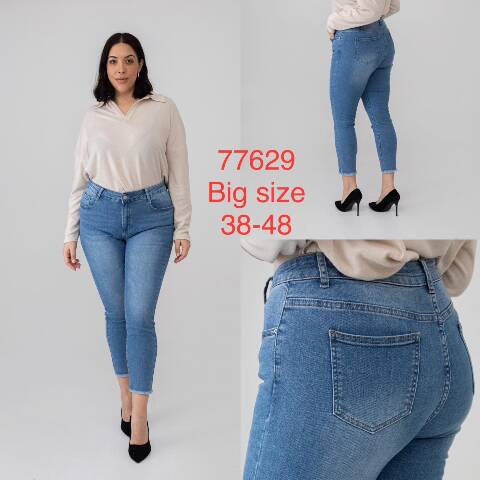 Jeansy damskie 77629 1 kolor 38-48
