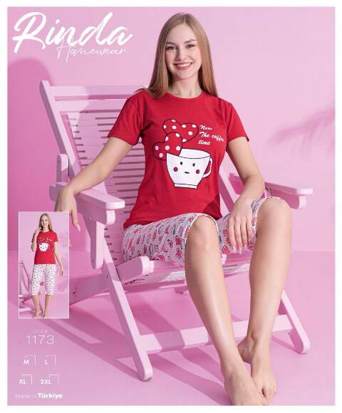 Piżama damskie 1173 1 kolor M-2XL (Towar Tureckie)