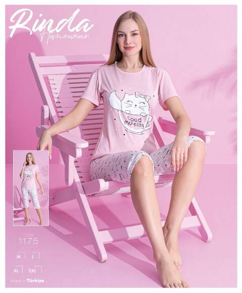 Piżama damskie 1175 1 kolor M-2XL (Towar Tureckie) 1