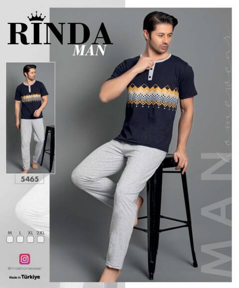 Piżama Meskie 5465 1 kolor M-2XL (Towar Tureckie) 1