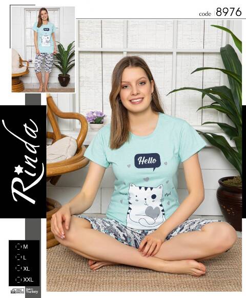 Piżama Damskie 8976 1 kolor M-2XL (Towar Tureckie)