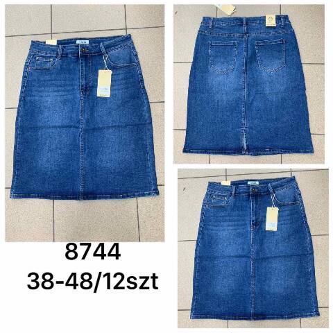 Spódnice Damskie 8744 1 kolor 38-48