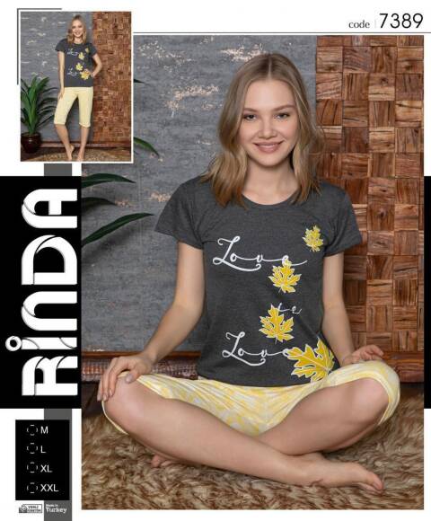 Piżama Damskie 7389 1 kolor M-2XL (Towar Tureckie) 1