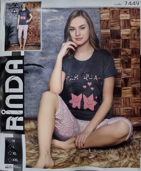 Piżama Damskie 7449 1 kolor M-2XL (Towar Tureckie)