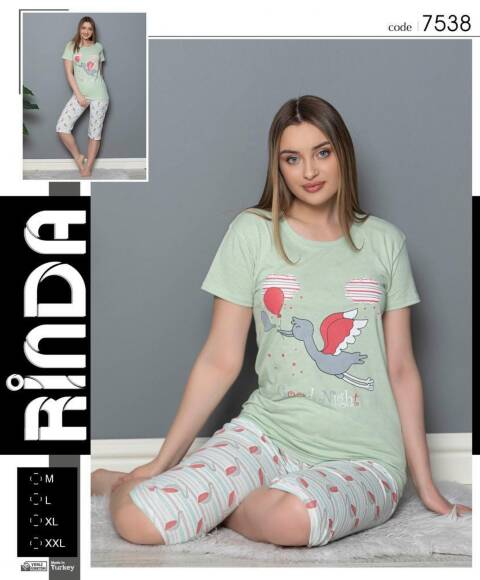 Piżama Damskie 7538 1 kolor M-2XL (Towar Tureckie) 1