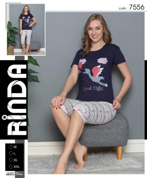 Piżama Damskie 7556 1 kolor M-2XL (Towar Tureckie) 1