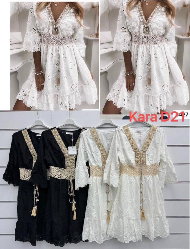 Sukienka damskie 2522 Mix kolor Standard (Towar Włoskie)  