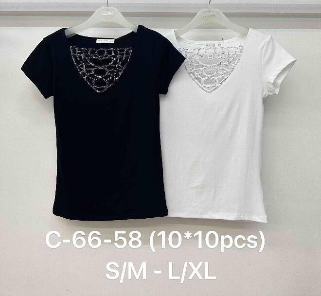 Bluzka damskie C-66-58 MIX KOLOR S/M-L/XL 1