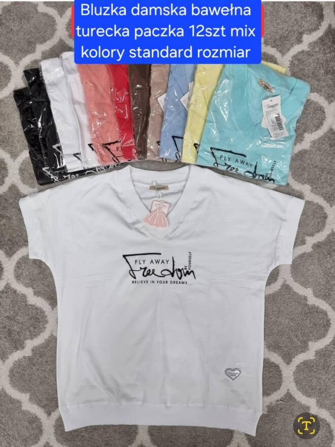 Bluzka damskie 2693 MIX KOLOR STANDARD  