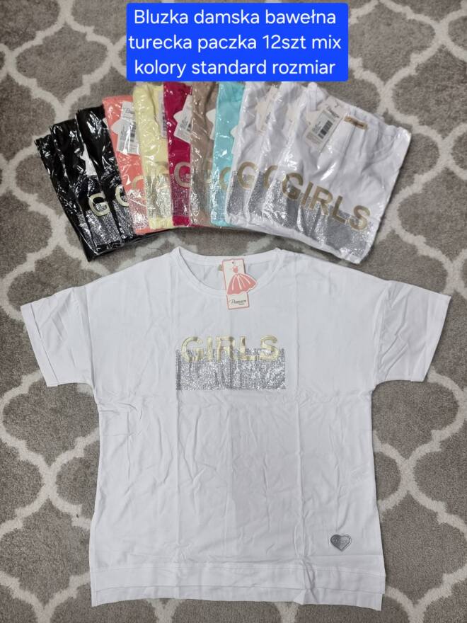 Bluzka damskie 2694 MIX KOLOR STANDARD  
