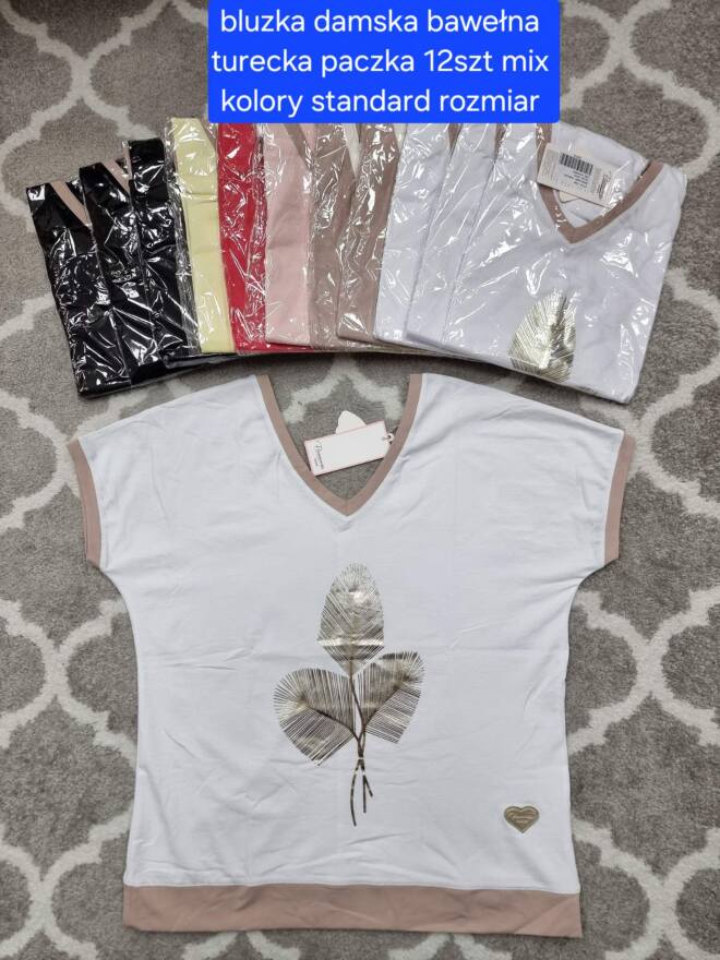 Bluzka damskie 2696 MIX KOLOR STANDARD  