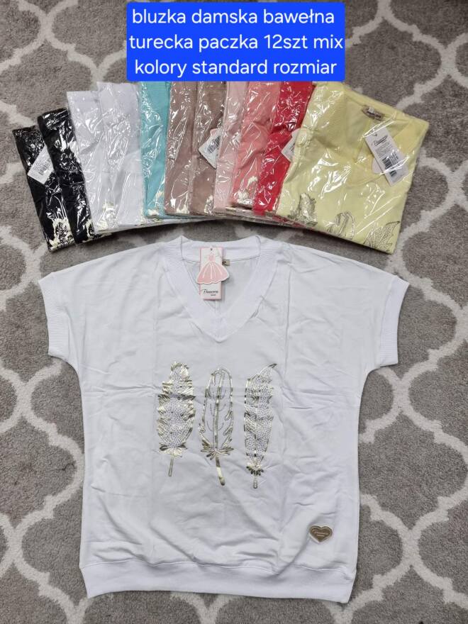 Bluzka damskie 2697 MIX KOLOR STANDARD  