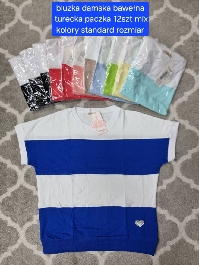 Bluzka damskie 2674 MIX KOLOR STANDARD  
