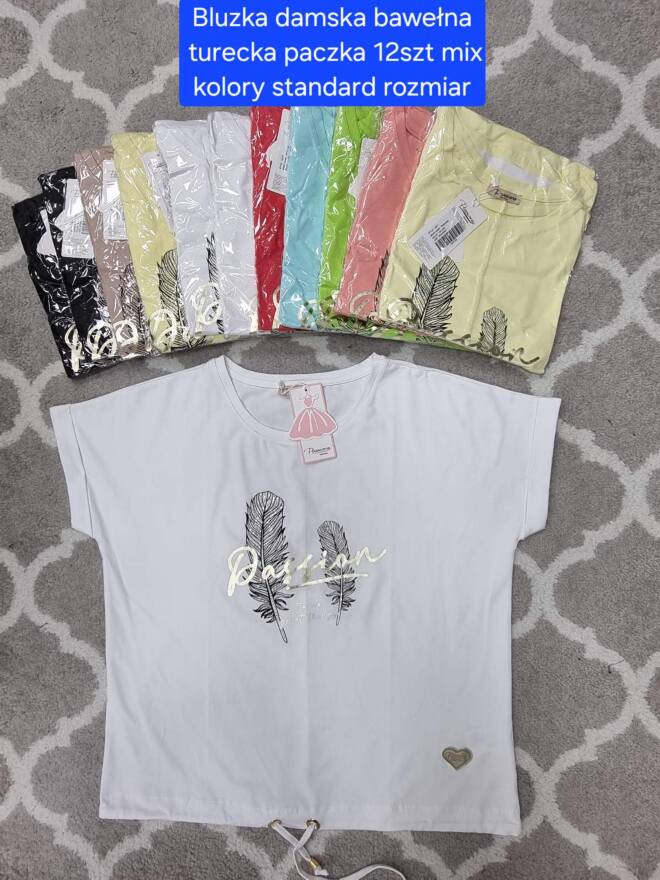 Bluzka damskie 2682 MIX KOLOR STANDARD  