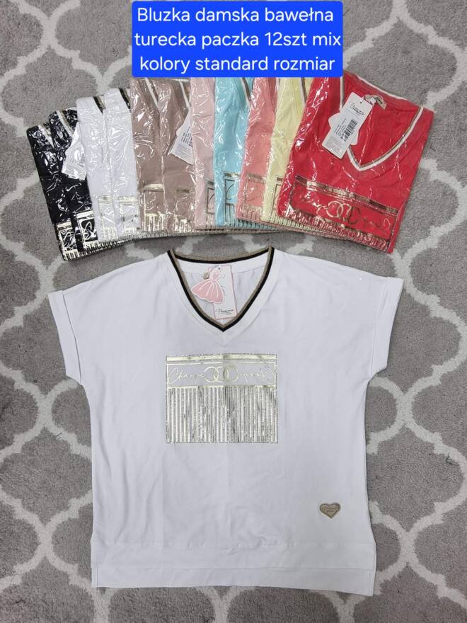 Bluzka damskie 2687 MIX KOLOR STANDARD   1