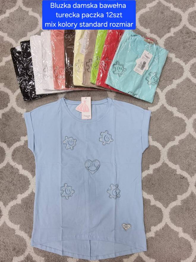 Bluzka damskie 2691 MIX KOLOR STANDARD   1