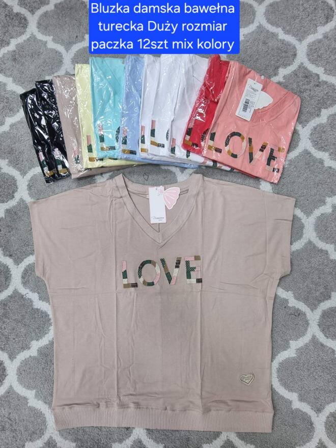 Bluzka damskie 2696 MIX KOLOR STANDARD   1