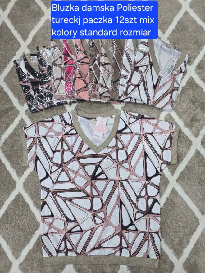 Bluzka damskie 2710 MIX KOLOR STANDARD  