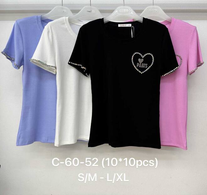 Bluzka damskie C-60-52 MIX KOLOR S/M-L/XL 1