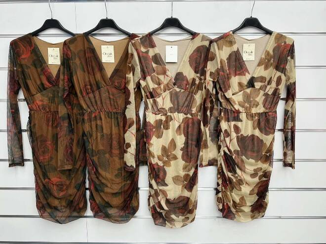 Sukienka damskie 2527 Mix kolor Standard (Towar Włoskie)   1