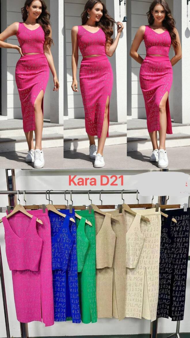 Komplet damskie 2532 Mix kolor Standard (Towar Włoskie)