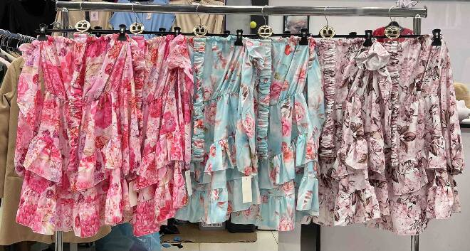 Sukienka damskie 2721 MIX KOLOR STANDARD