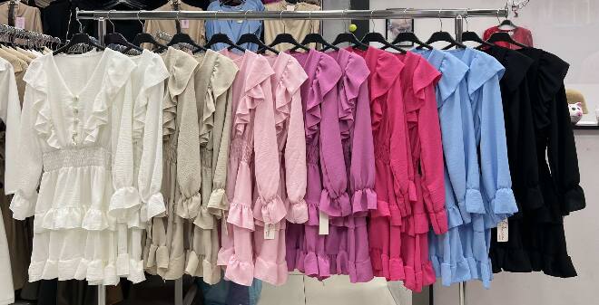 Sukienka damskie 2723 MIX KOLOR STANDARD 1