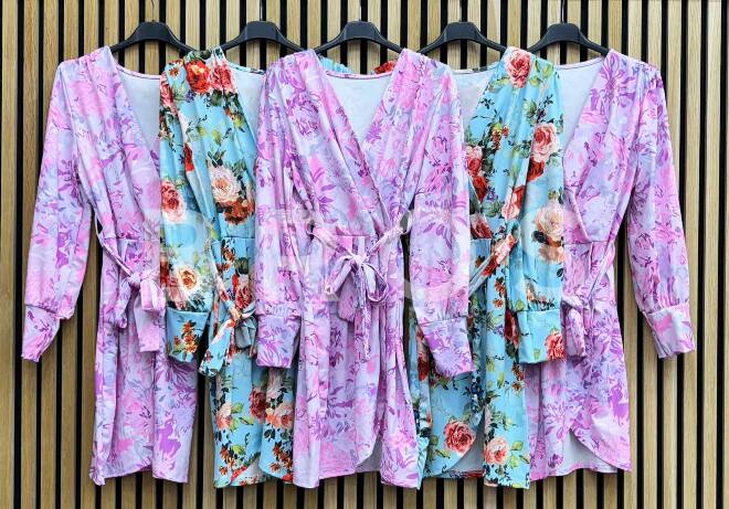 Sukienka damskie 2607 Mix kolor Standard (Towar Włoskie)