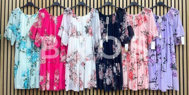 Sukienka damskie 2608 Mix kolor Standard (Towar Włoskie) 1