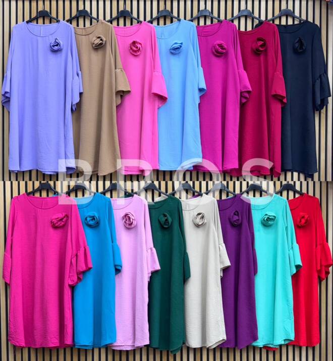 Sukienka damskie 2614 Mix kolor Standard (Towar Włoskie)