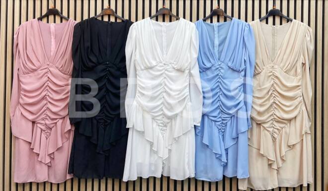 Sukienka damskie 2617 Mix kolor S-L(Towar Włoskie) 1