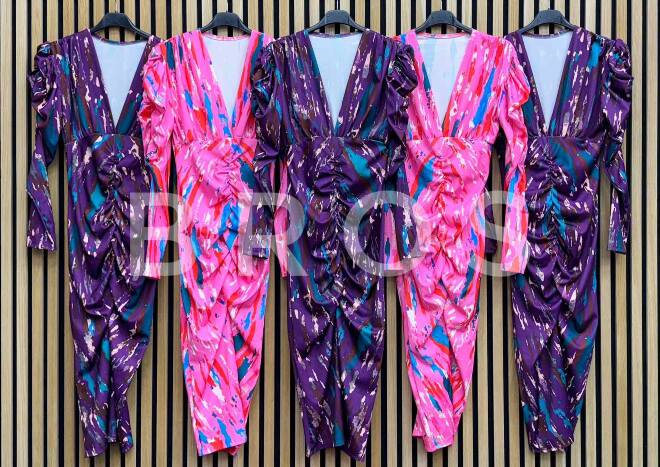 Sukienka damskie 2624 Mix kolor Standard (Towar Włoskie) 1