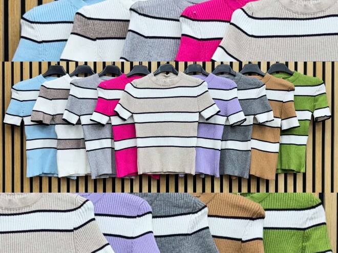 Bluzka damskie 2626 Mix kolor Standard (Towar Włoskie) 1