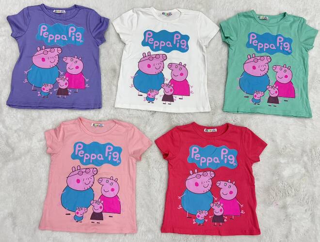 Bluzki dziewczęce 3039 MIX KOLOR 3-8 1