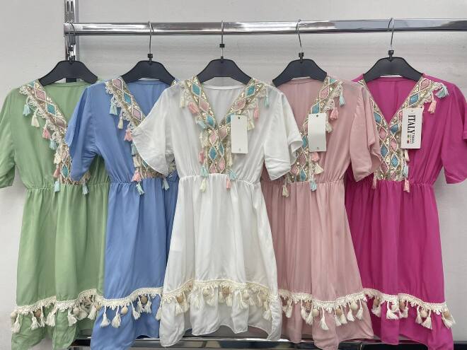 Sukienki dziewczęce 3047 1 KOLOR 4-14