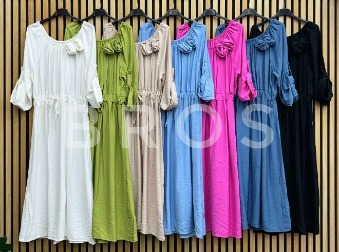 Sukienka damskie 3056 Mix kolor Standard (Towar Włoskie)   1