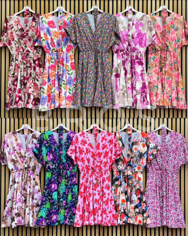 Sukienka damskie 3059 Mix kolor Standard (Towar Włoskie)   1