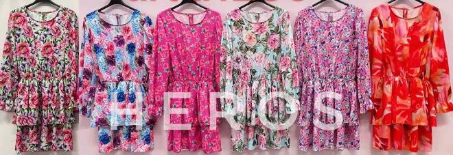 Sukienka damskie 3076 MIX KOLOR STANDARD 1