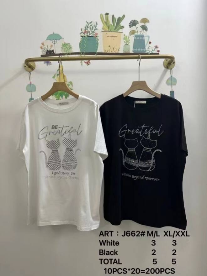 Bluzka damskie J662 MIX KOLOR M-2XL