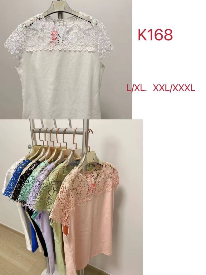 Bluzka damskie K168 MIX KOLOR L-3XL