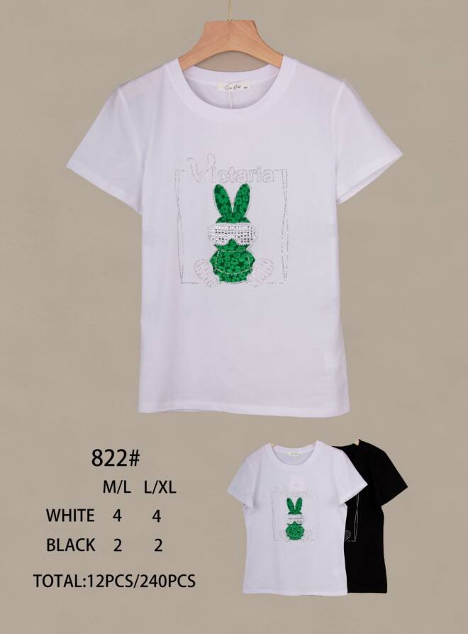 Bluzka damskie 822 MIX KOLOR M-XL 1