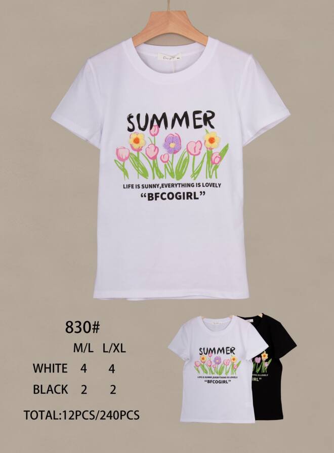 Bluzka damskie 830 MIX KOLOR M-XL 1