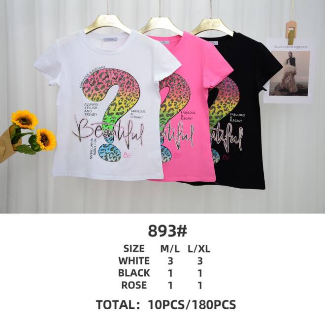 Bluzka damskie 893 MIX KOLOR M-XL 1