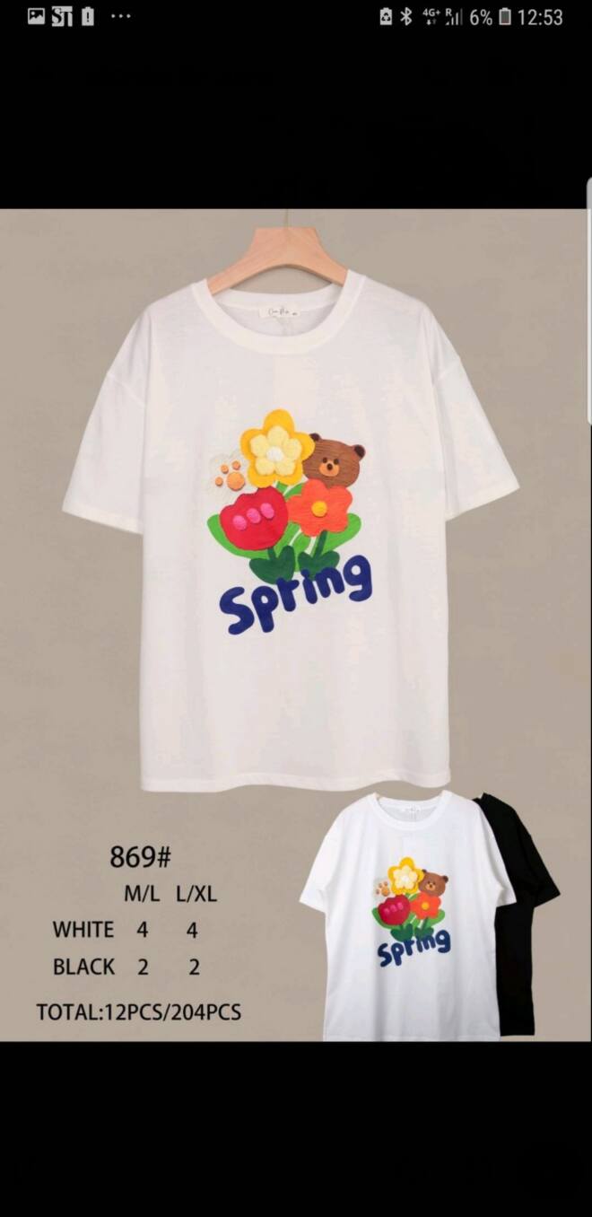 Bluzka damskie 869 MIX KOLOR M-XL