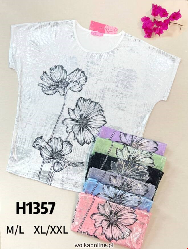 Bluzka damskie H1357 MIX KOLOR M-2XL